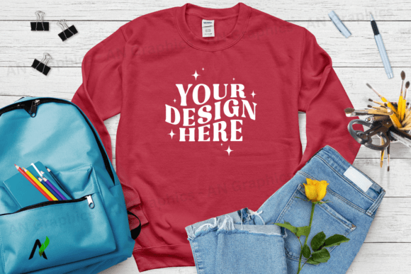 Back to School Gildan 18000 Mockup - 001: A Versatile Tool for Designers and Creators