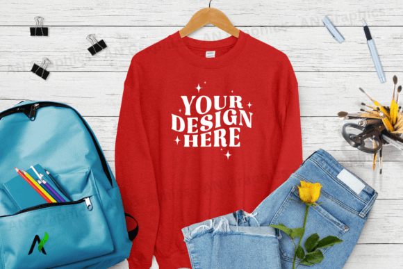 Back to School Gildan 18000 Mockup 0102: A Versatile Design Tool