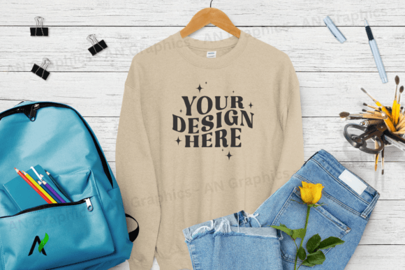 Back to School Gildan 18000 Mockup 0106: A Versatile Tool for Designers and Creators