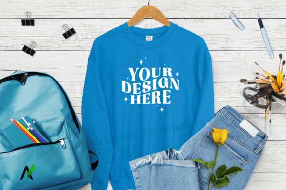 Back to School Gildan 18000 Mockup 0107: A Versatile Tool for Designers and Creators