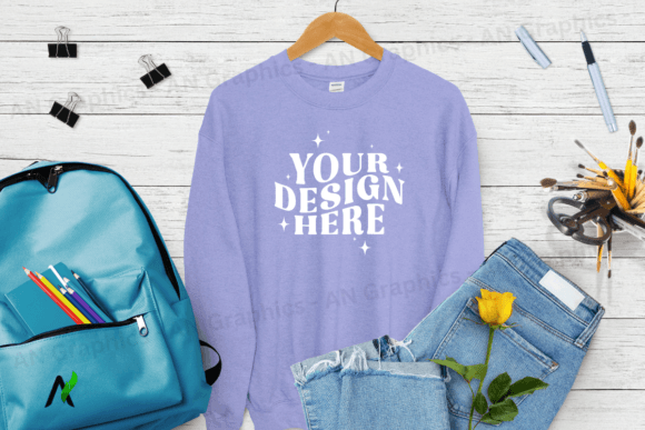 Back to School Gildan 18000 Mockup 0108: Elevating Your Design Workflow with Professional Quality