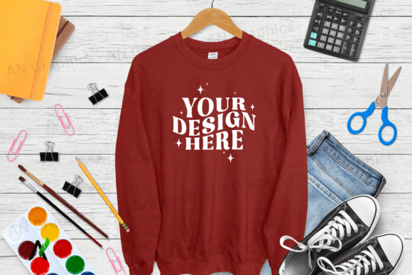 Back to School Gildan 18000 Mockup 0116: A Creative Asset for Designers