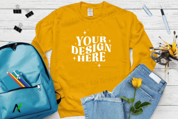 Back to School Gildan 18000 Mockup - 013: A Powerful Tool for Designers and Creators
