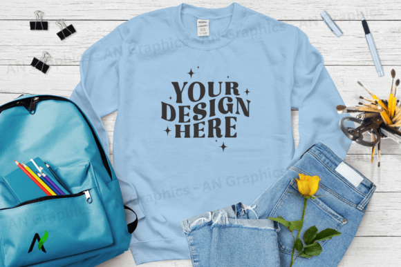 Back to School Gildan 18000 Mockup - 017: A Versatile Tool for Designers and Creators