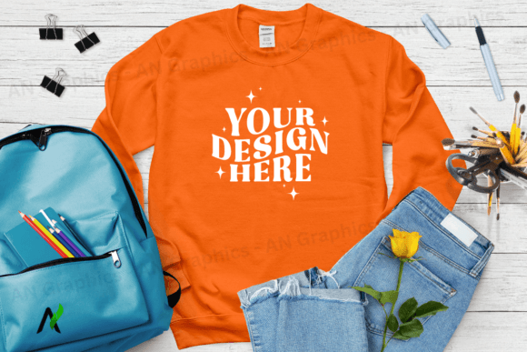 Back to School Gildan 18000 Mockup - 027: A Versatile Tool for Designers and Creators