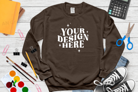 Back to School Gildan 18000 Mockup - 046
