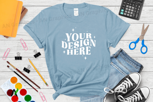 Back to School Gildan 5000 Mockup - 0107: A Versatile Tool for Designers and Creators