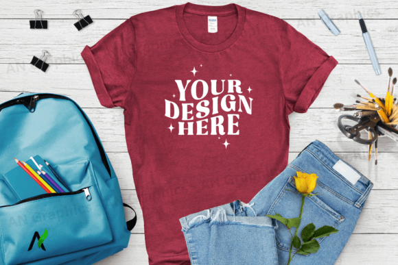 Back to School Gildan 5000 Mockup - 0141: A Versatile Design Tool