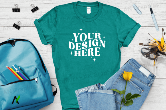 Back to School Gildan 5000 Mockup - 0143: Elevating Your T-Shirt Design Game