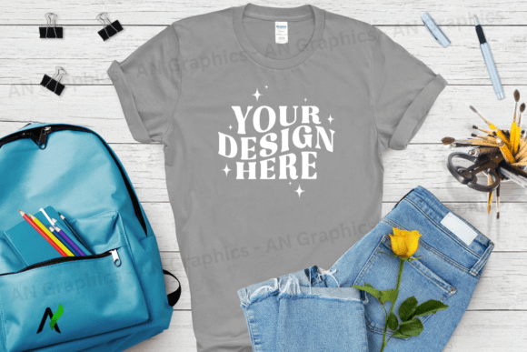 Back to School Gildan 5000 Mockup - 0166