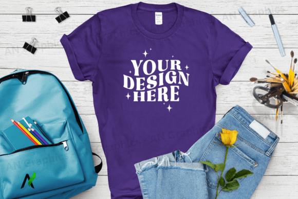 Back to School Gildan 5000 Mockup - 0180: A Versatile Tool for T-Shirt Designers