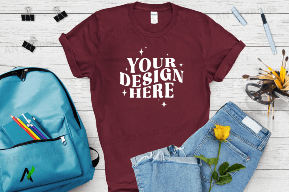 Back to School Gildan 5000 Mockup - 0181: A Versatile Tool for Designers and Creators