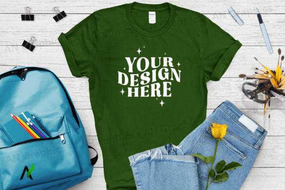 Back to School Gildan 5000 Mockup - 0206: A Strategic Tool for Designers and Creators