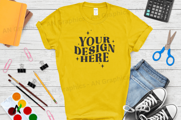 Back to School Gildan 5000 Mockup - 0229