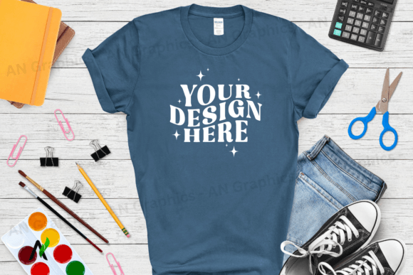 Back to School Gildan 5000 Mockup - 0244