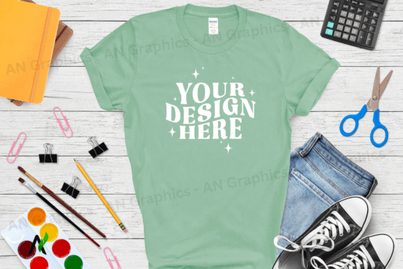 Back to School Gildan 5000 Mockup - 0254