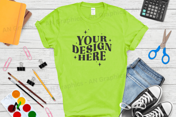 Back to School Gildan 5000 Mockup - 0258: A Versatile Tool for Designers