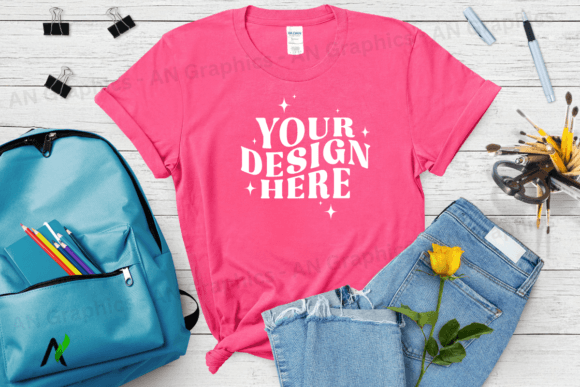 Back to School Gildan 5000 Mockup - 057