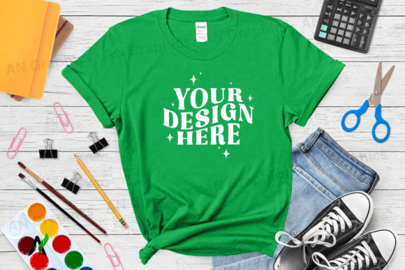Back to School Gildan 5000 T-Shirt Mockup: A Creative Tool for Designers