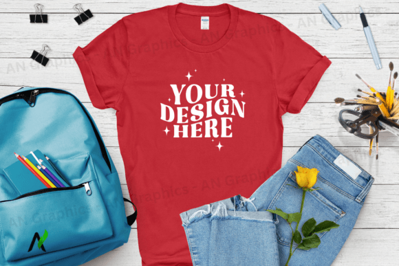 Back to School Gildan 64000 Mockup 0178