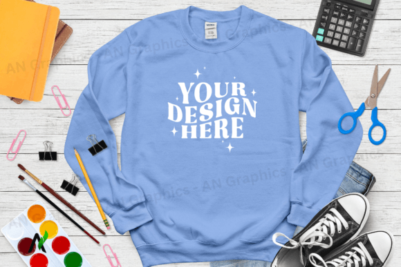 Mastering Your Design Workflow with the Back to School Gildan 18000 Mockup - 043